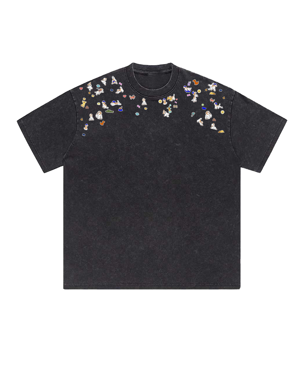 Toco Stickers - Acid Wash T-shirt